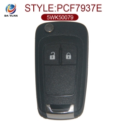 AK022003 for Holden Flip Remote Control Key 2 Button 433MHz PCF7937E 5WK50079