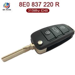 AK008057 Original for Audi A4 Flip Key 3 Button 315MHz ID48 8E0 837 220 R