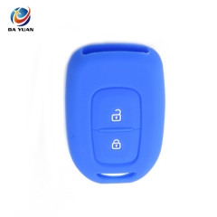 AS070003 Silicone Car Key Cover FOB Case For Renault Scenic Master Megane Logan Clio Captur Remote Key Case