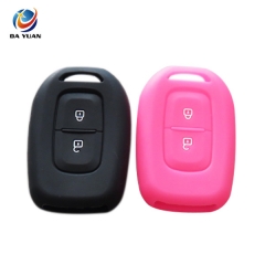 AS070003 Silicone Car Key Cover FOB Case For Renault Scenic Master Megane Logan Clio Captur Remote Key Case