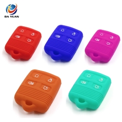 AS067009 Silicone Car Remote Key Fob Cover Shell Case for Ford 4 button