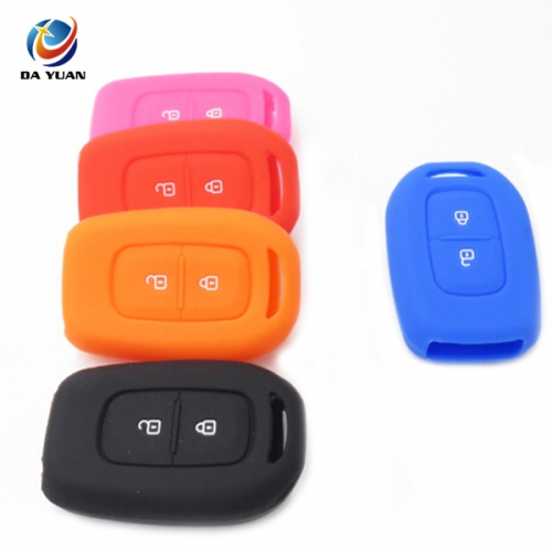 AS070003 Silicone Car Key Cover FOB Case For Renault Scenic Master Megane Logan Clio Captur Remote Key Case