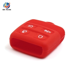 AS067009 Silicone Car Remote Key Fob Cover Shell Case for Ford 4 button