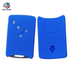 AS070004 Silicone Car Key Cover Case for Renault Clio remote Car flip