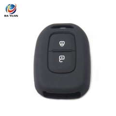 AS070003 Silicone Car Key Cover FOB Case For Renault Scenic Master Megane Logan Clio Captur Remote Key Case