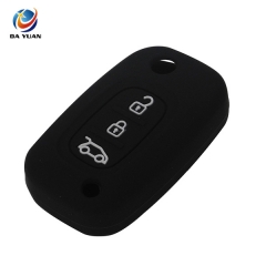 AS070007 Silicone Car Key Cover for Renault 3 button