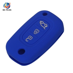 AS070007 Silicone Car Key Cover for Renault 3 button
