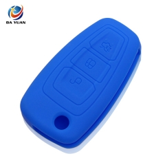 AS067010 Silicone Car Key Case Cover For Ford 3 buttons