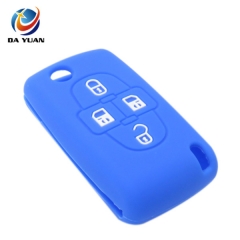 AS060018 Silicone Car Key Fob Cover Case Skin For Peugeot Car Key 4 buttons