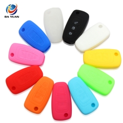 AS067010 Silicone Car Key Case Cover For Ford 3 buttons