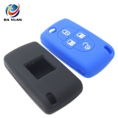 AS060018 Silicone Car Key Fob Cover Case Skin For Peugeot Car Key 4 buttons