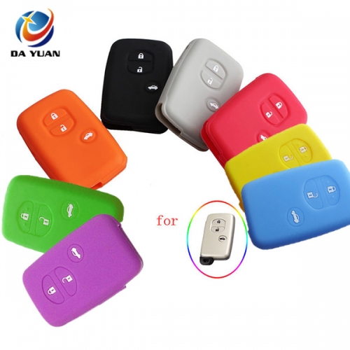 AS063001 For Toyota Remote Car Key Silicone Cover Case 2+1 button