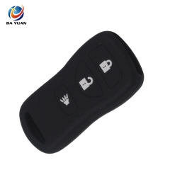 AS072008 Silicone Car Key Cover Case For Nissan 3 Button