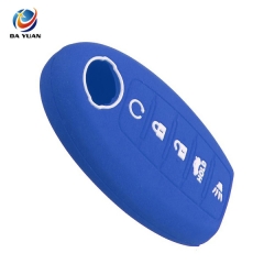 AS072009 Silicone Key Case Cover Fob Remote Cover Case For Nissan 5 Button