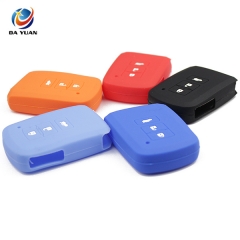 AS063017 Silicone Car Key Case Cover for Toyota 3 Button Key Remote