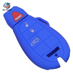 AS071003 Silicone Case for Chrysler Dodge Jeep 4 Button Car Key Cover