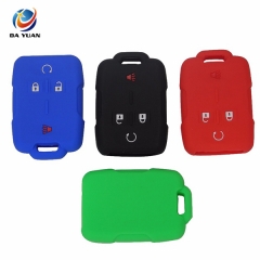 AS065005 4 Buttons Silicone Car Key Cover Case Fit For Chevrolet