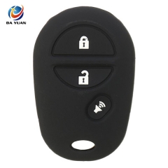 AS063018 Silicone Car Key Cover Case For Toyota Remote Key 3 Button