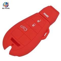 AS071003 Silicone Case for Chrysler Dodge Jeep 4 Button Car Key Cover