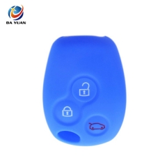 AS070012 Silicone Car Key Case Shell Cover fits For Renault 3 button