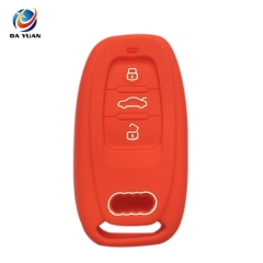 AS068007 Silicone Car Key Cover Case For Audi  Remote Key