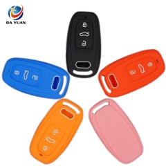 AS068007 Silicone Car Key Cover Case For Audi  Remote Key