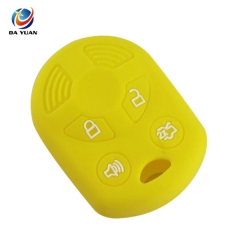 AS067013 Silicone car key cover case for Ford 4 button key