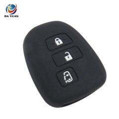 AS063021 Silicone Car Key Cover Case for TOYOTA  Remote Key 3 Button