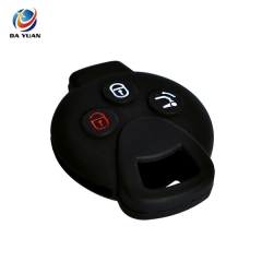 AS073002 3 Buttons Car Key Case Cover Silicone Key Case For Benz
