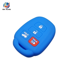 AS063020 Silicone Car Key Cover Case For Toyota 2012 2013 2014 Camry Corolla Highlander Remote Key