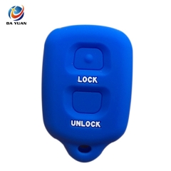 AS063019 Silicone Car Key Case Cover for Toyota 2 Buttons Car Key