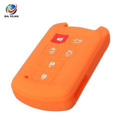 AS063022 Silicone Car Key Cover Case For Toyota 6 Button Remote Key