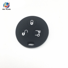 AS073004 Silicone car key cover case for Benz 3 button remote key