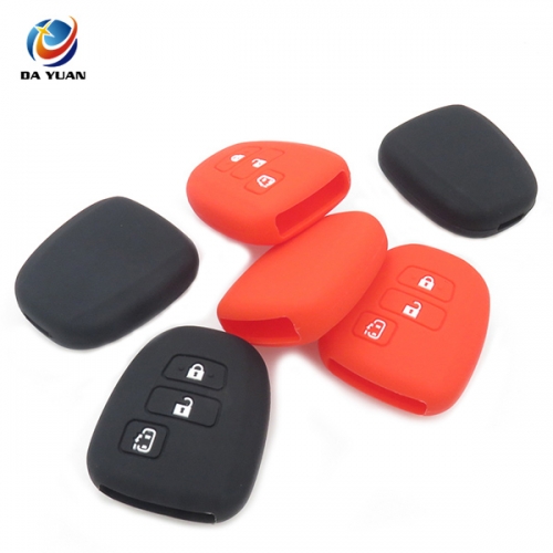 AS063021 Silicone Car Key Cover Case for TOYOTA  Remote Key 3 Button