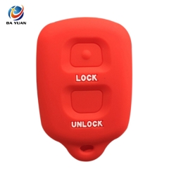 AS063019 Silicone Car Key Case Cover for Toyota 2 Buttons Car Key