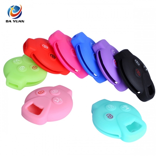 AS073002 3 Buttons Car Key Case Cover Silicone Key Case For Benz