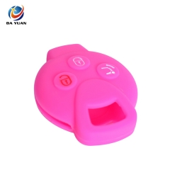 AS073002 3 Buttons Car Key Case Cover Silicone Key Case For Benz