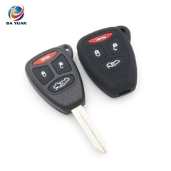 AS071005 Silicone Car Key Case Cover For Chrysler Dodge Jeep 4 Button