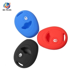 AS074001 1 Button Car Silicone Key Case Cover Remote Key Fob Protect Cover Case For BMW for Mini Cooper