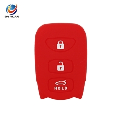 AS064006 For Hyundai Tucson Elantra Accent SANTA Silicone Car Key Case Cover 3 Button