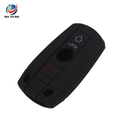 AS074002 3 Button Silicone Car Key Case for BMW 1 3 5 6 Series Remote Key