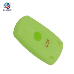 AS074002 3 Button Silicone Car Key Case for BMW 1 3 5 6 Series Remote Key