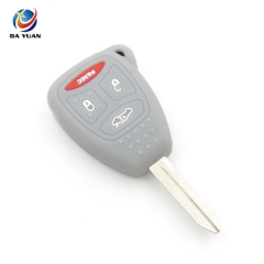 AS071005 Silicone Car Key Case Cover For Chrysler Dodge Jeep 4 Button