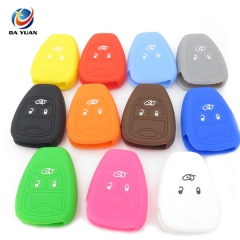 AS071006 Silicone Car Key Case Cover For Chrysler Dodge Jeep 3 Buttons