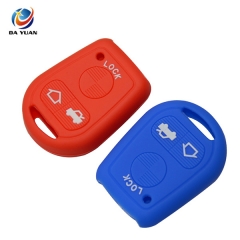 AS074005 Silicone Car Key Cover FOB Case For BMW 3 Buttons