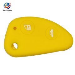 AS075001 2 Buttons Car Flip Key Silicone Rubber Fob Cover Case Shell For Alfa