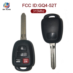 AK007108 for Toyota Remote Key 3+1 Button 315MHz GQ4-52T