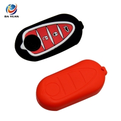 AS075004 Silicone Car key Rubber Shell Cover Skin Protector for Alfa Car Remote Filp Key