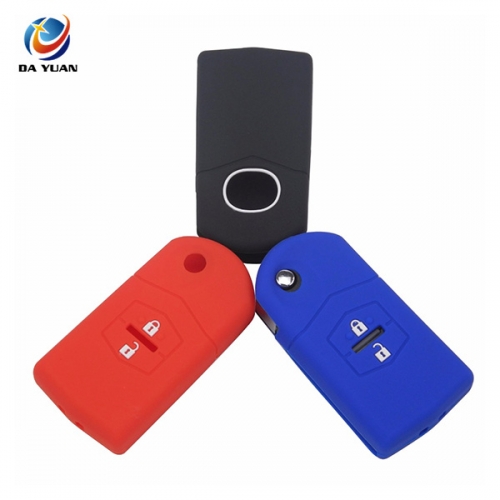 AS076002 Silicone Car Key Fob Cover Case For MAZDA 2 Buttons Remote