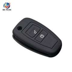 AS076005 Silicone Car Flip Key Cover Case For Mazda  Remote Key 2 Button